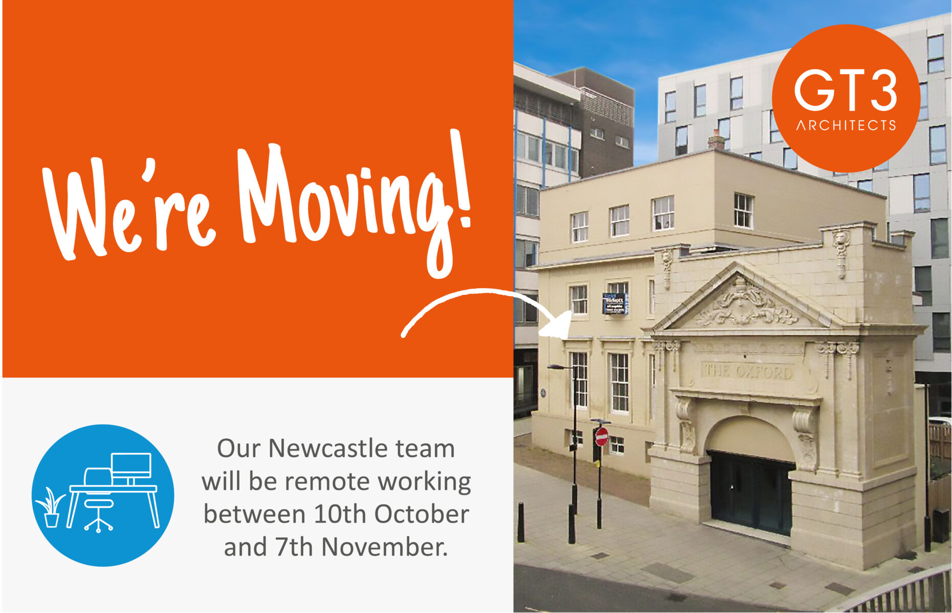 Our Newcastle Studio is moving